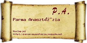 Parma Anasztázia névjegykártya